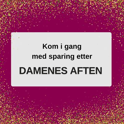 Plakat kom i gang med sparing Ørland Sparebank