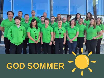 Bilde av ansatte Ørland Sparebank Tekst: god sommer