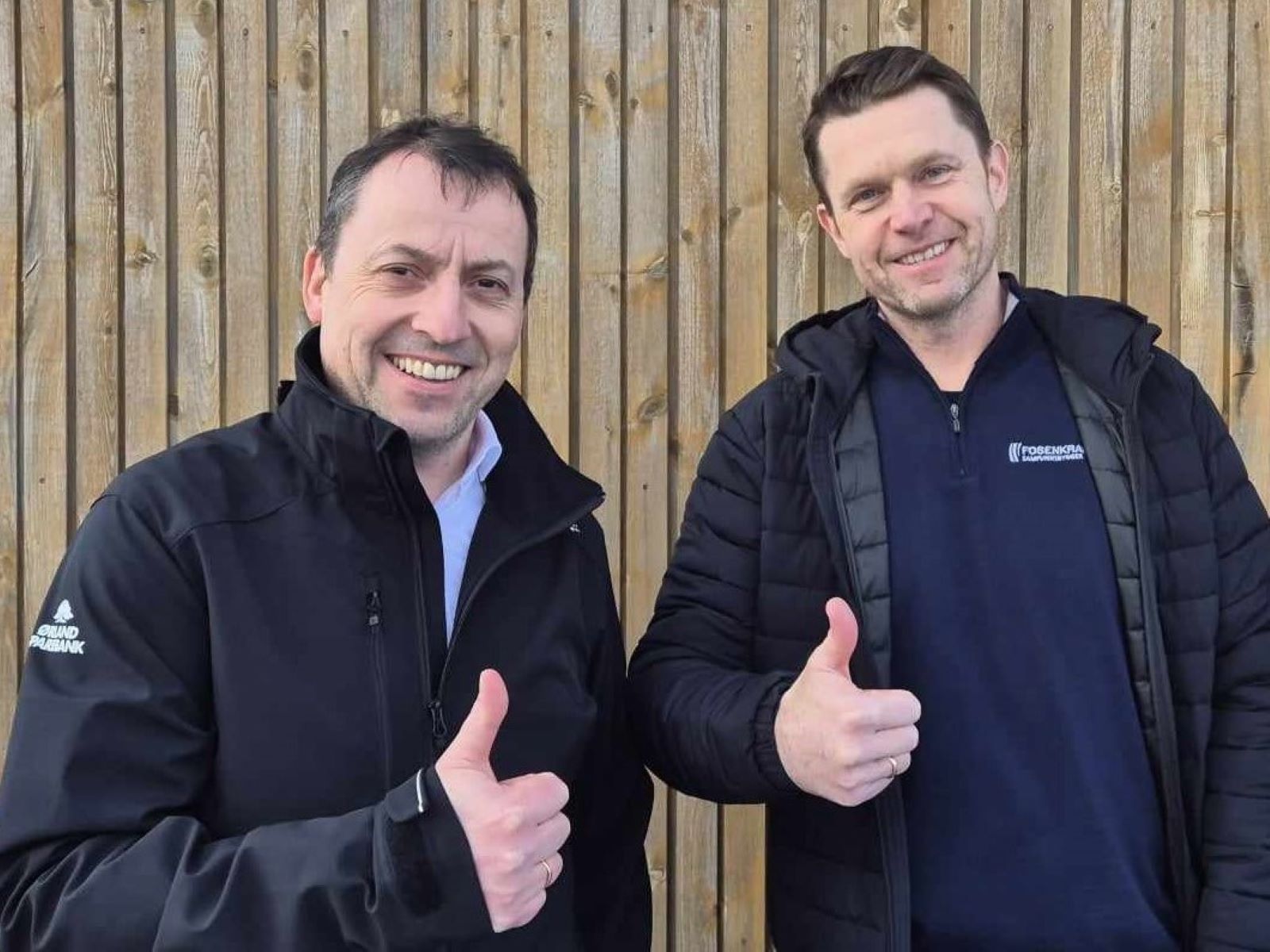 Bilde av Joar og Bengt med tommelopp