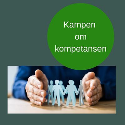 Bilde av hender som holder rundt en rekke med figurer