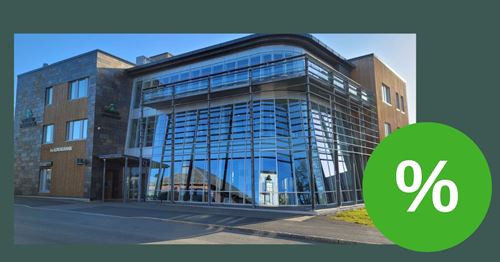 Bilde av Ørland Sparebank med prosenttegn for renteendringer